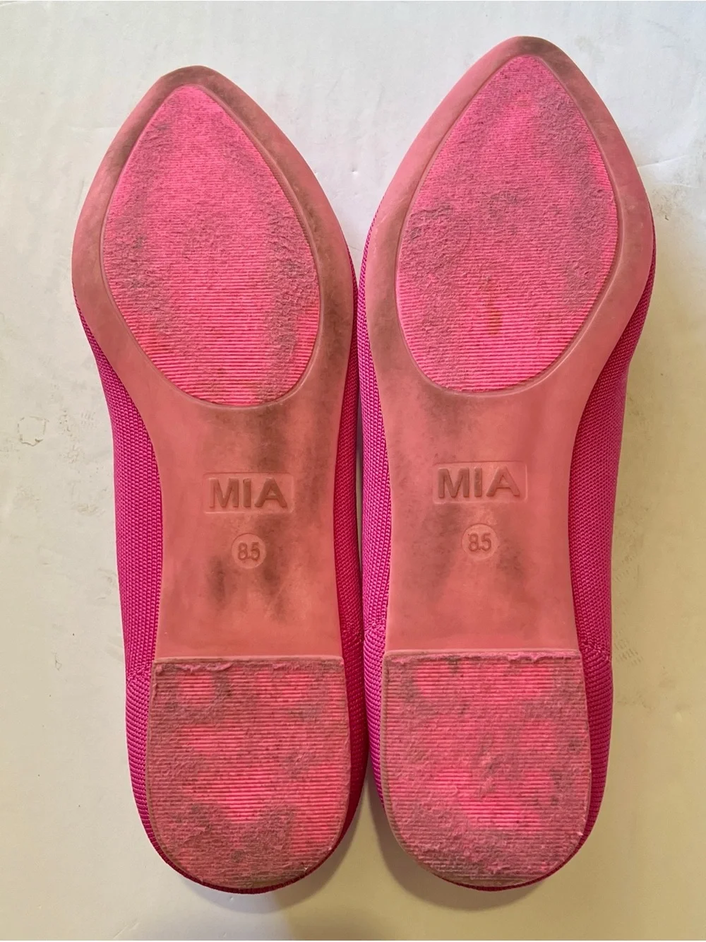 MIA Kerri Pointed Toe Flat Shoes in Hot Pink US Women’s 8.5